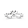 Classic Heart 1.50ct Moissanite Engagement Ring