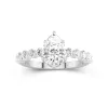 Classic Pear 2.00ct Moissanite Engagement Ring