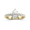 Classic Pear 2.00ct Moissanite Engagement Ring