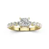 Classic Princess 1.00ct Moissanite Engagement Ring