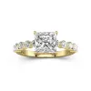 Classic Princess 2.00ct Moissanite Engagement Ring