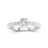 Classic Round 1.00ct Moissanite Engagement Ring