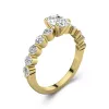 Classique Ovale 1.00ct Moissanite Bague de fiançailles