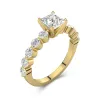 Classic Princess 2.00ct Moissanite Engagement Ring