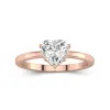 1.50ct Moissanite Bague de fiançailles Or rose 14 carats