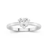 1.00ct Moissanite Bague de fiançailles Or blanc 18 carats