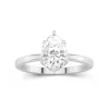 2.00ct Moissanite Bague de fiançailles Or blanc 14 carats