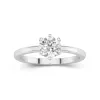 1.00ct Moissanite Bague de fiançailles Or blanc 14 carats