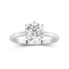 2.00ct Moissanite Bague de fiançailles Or blanc 14 carats