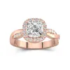 Graceful Cushion 2.00ct Moissanite Engagement Ring