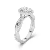 Graceful Oval 1.50ct Moissanite Engagement Ring