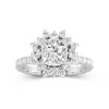 Luxury Cushion 2.00ct Moissanite Engagement Ring