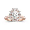 Luxury Oval 2.00ct Moissanite Engagement Ring