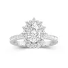 Luxury Pear 1.50ct Moissanite Engagement Ring