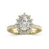 Luxury Pear 1.50ct Moissanite Engagement Ring