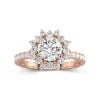 Luxury Round 1.50ct Moissanite Engagement Ring