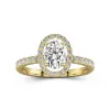 Delicate Oval 1.50ct Moissanite Engagement Ring