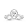 Delicate Oval 1.00ct Moissanite Engagement Ring