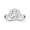 Nature Round 2.00ct Moissanite Engagement Ring