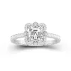 Vintage Asscher 1.50ct Moissanite Engagement Ring