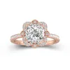 Vintage Cushion 2.00ct Moissanite Engagement Ring