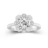 Vintage Cushion 2.00ct Moissanite Engagement Ring