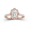 Vintage Oval 1.50ct Moissanite Engagement Ring