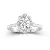 Vintage Oval 1.50ct Moissanite Engagement Ring