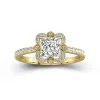 Vintage Princess 1.00ct Moissanite Engagement Ring