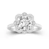 Vintage Round 2.00ct Moissanite Engagement Ring