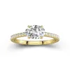 925 Sterling Silver Moissanite Engagement Ring