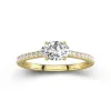 1.00ct Moissanite Engagement Ring 14K Gold