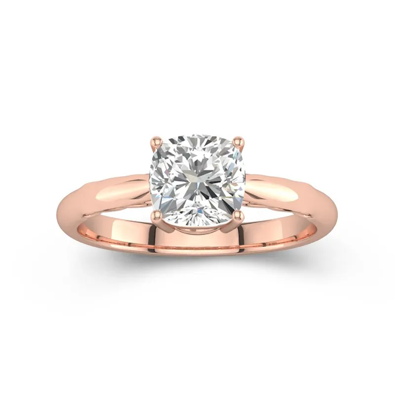 Understated Cushion 1.50ct Moissanite Engagement Ring