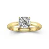 Understated Cushion 1.50ct Moissanite Engagement Ring