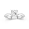 Understated Cushion 1.50ct Moissanite Engagement Ring