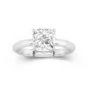 Understated Cushion 2.00ct Moissanite Engagement Ring