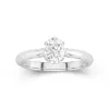 Understated Oval 1.00ct Moissanite Engagement Ring