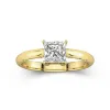 Understated Princess 1.00ct Moissanite Engagement Ring