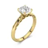 Understated Cushion 1.50ct Moissanite Engagement Ring