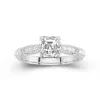 Baroque Asscher 1.50ct Moissanite Engagement Ring