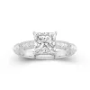 Baroque Princess 2.00ct Moissanite Engagement Ring