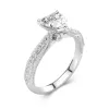 Baroque Heart 1.50ct Moissanite Engagement Ring