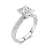 Baroque Princess 1.00ct Moissanite Engagement Ring