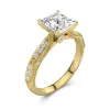 Baroque Princess 1.00ct Moissanite Engagement Ring