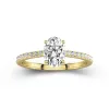 1.50ct Moissanite Engagement Ring 18K Gold