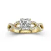 1.50ct Moissanite Engagement Ring 14K Gold