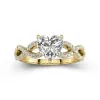 1.50ct Moissanite Engagement Ring 14K Gold