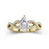 1.50ct Moissanite Engagement Ring 14K Gold