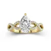 2.00ct Moissanite Engagement Ring 14K Gold