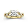 1.50ct Moissanite Engagement Ring 14K Gold